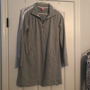 Lilly Pulitzer Grey Popover Dress
